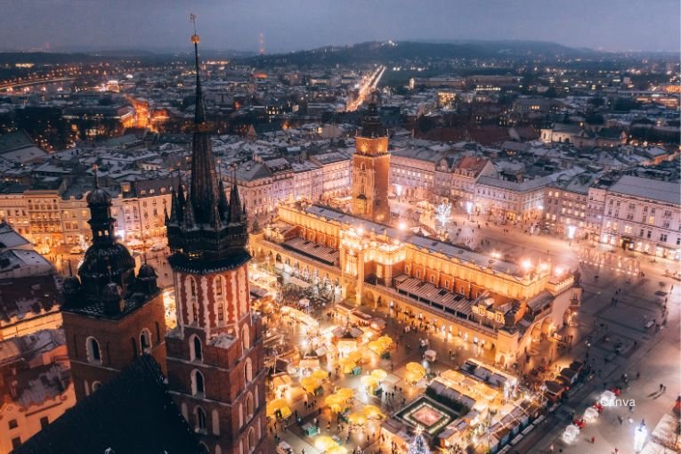 Main Market Square Christmas Market, Krakow