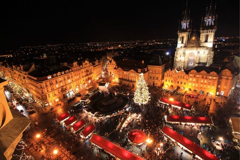 Old Town Square Christmas Market, Prague